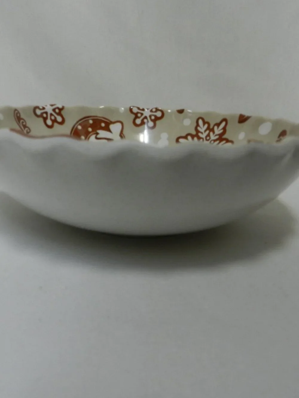 Wondershop Christmas Gingerbread Cereal Bamboo Melamine bowl set 2 dish safe NEW